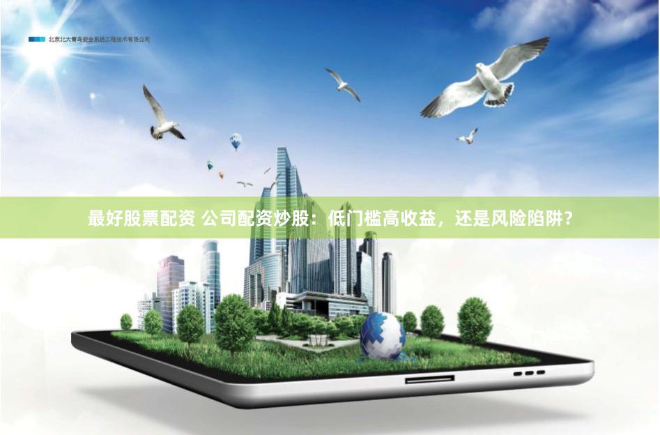 最好股票配资 公司配资炒股：低门槛高收益，还是风险陷阱？