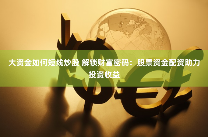 大资金如何短线炒股 解锁财富密码：股票资金配资助力投资收益